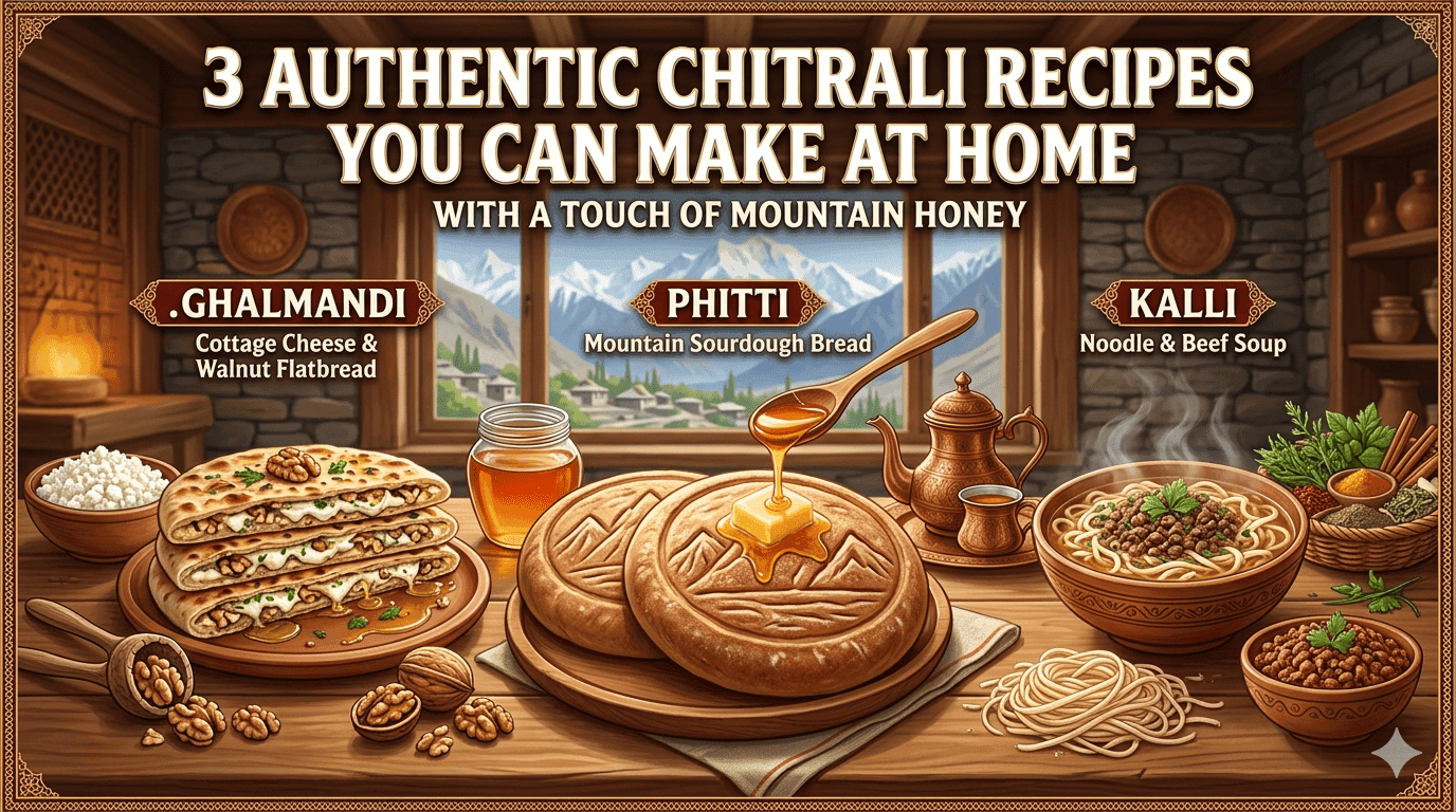 3 Authentic Chitrali Recipes You Can Make at Home (With a Touch of Mountain Honey)