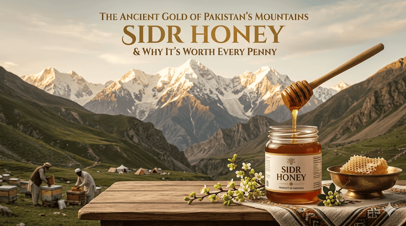 Sidr Honey: The Ancient Gold of Pakistan's Mountains & Why It's Worth Every Penny