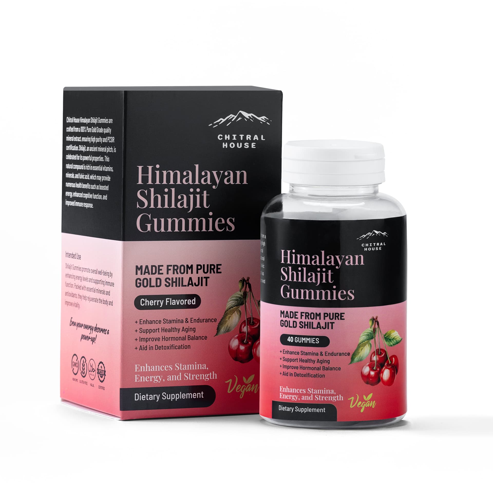 Buy Pure Himalayan Shilajit (Salajeet) Gummies 40 Count Online – Chitral House