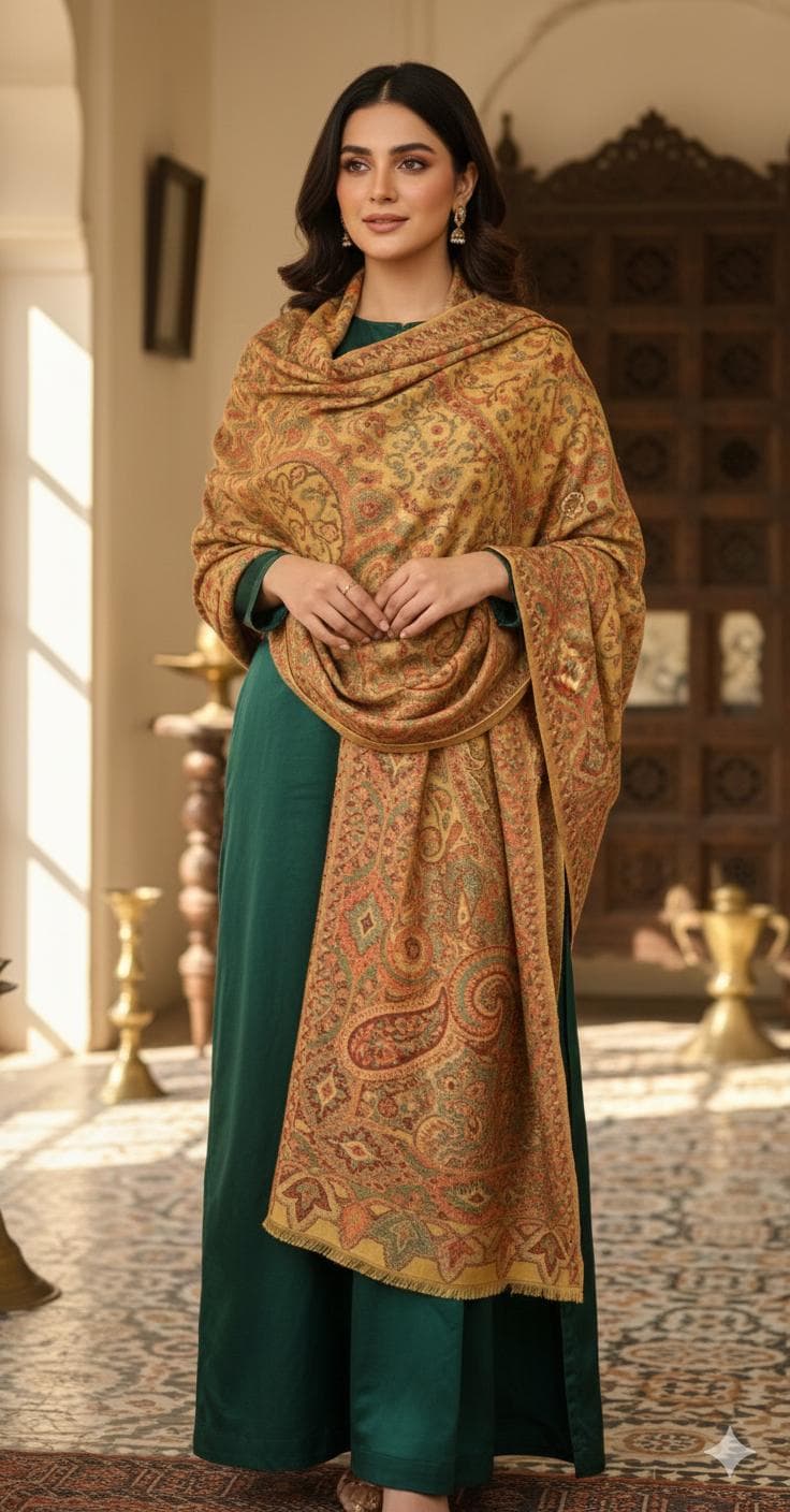 Premium Cashmere Shawl for Women – Soft, Warm & Elegant | Handmade Cashmere Wool