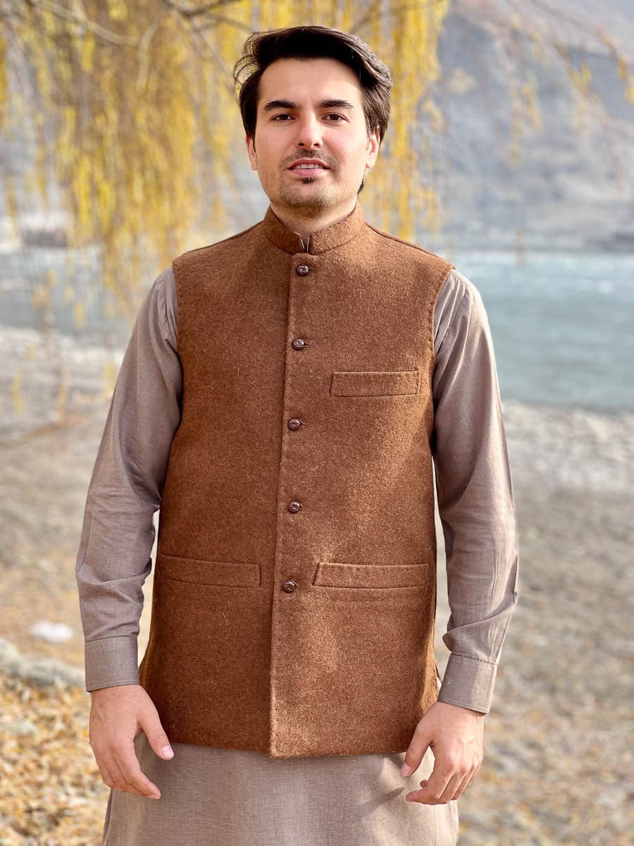 Premium Woolen Waistcoat for Men - Handmade