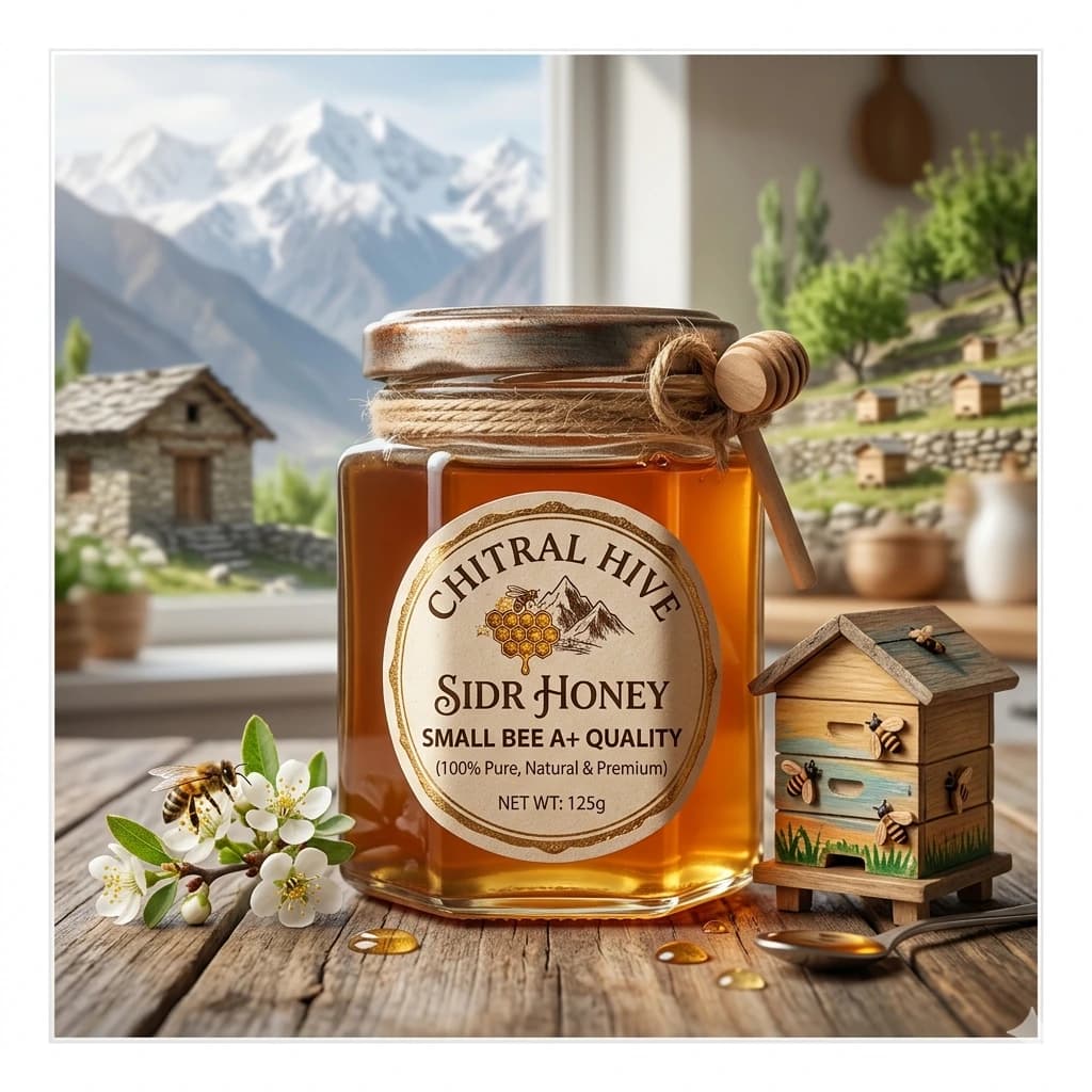 Chitrali Organic Honey (Liquid Gold) 500 gms