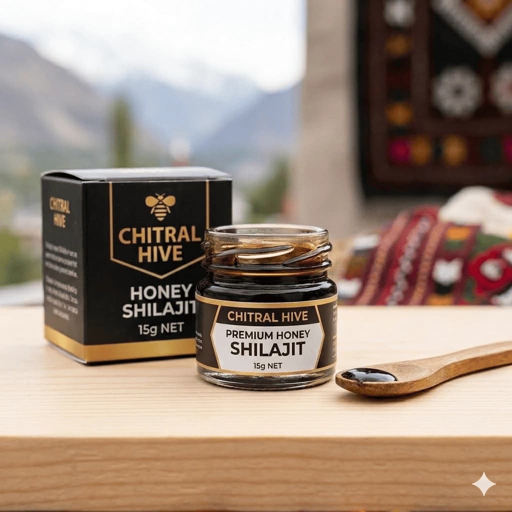 Chitral Hive Premium Honey Shilajit Infusion
