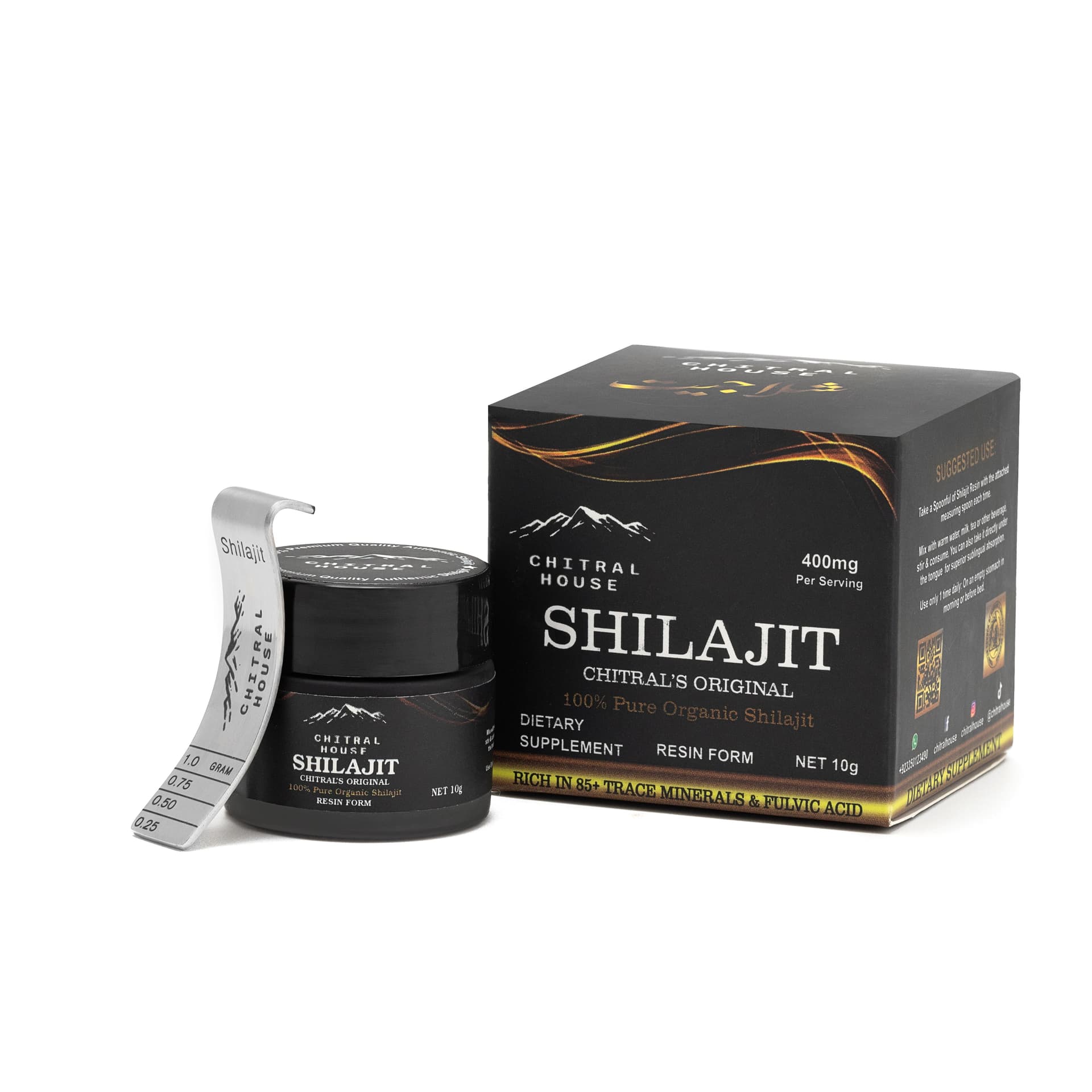 Pure Himalayan Shilajit (10g Tester Pack) | Authentic Chitrali Salajit