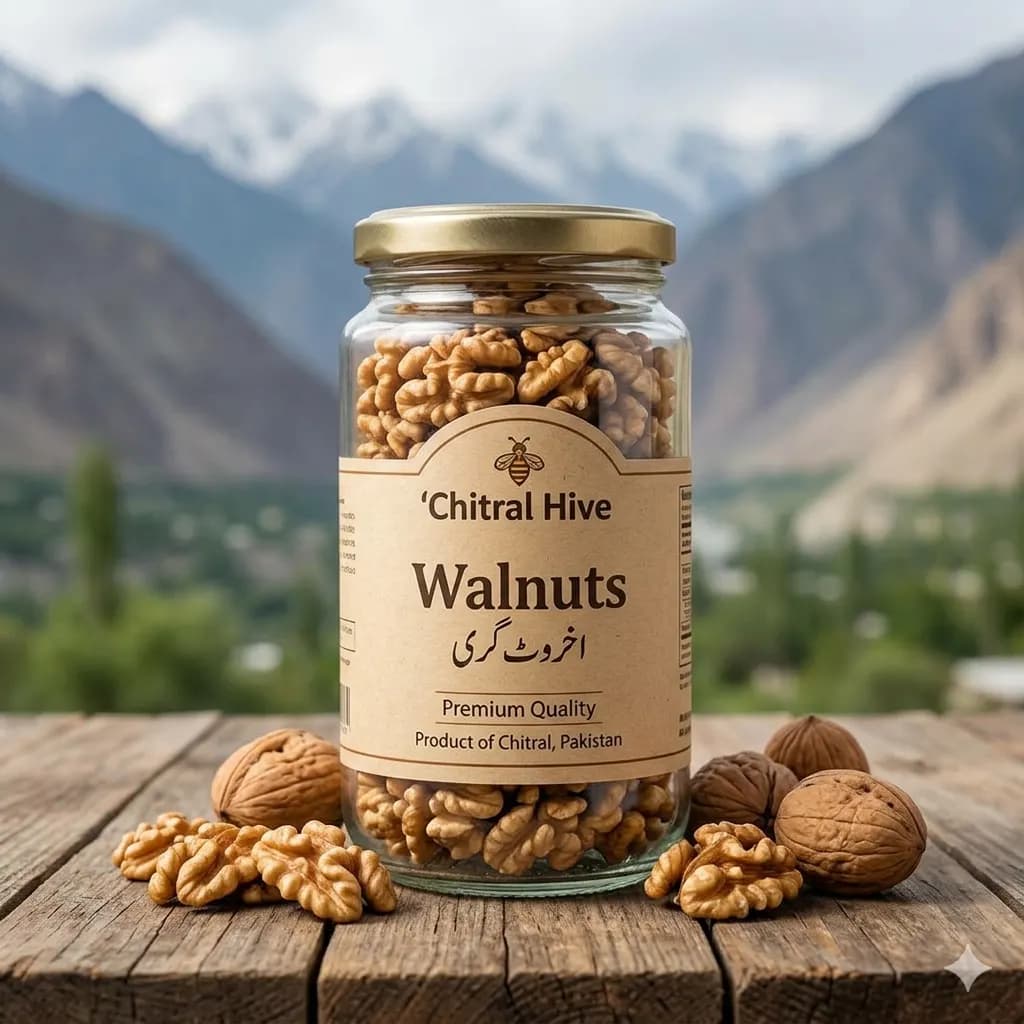 Premium Chitrali Walnut Kernels | Extra-Light Akhrot Giri
